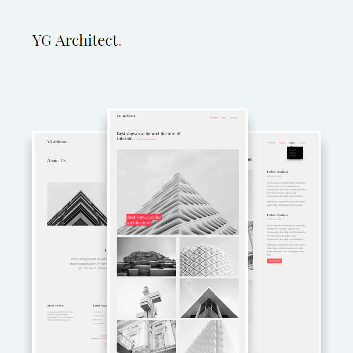 YG Architect Drupal 8 Theme