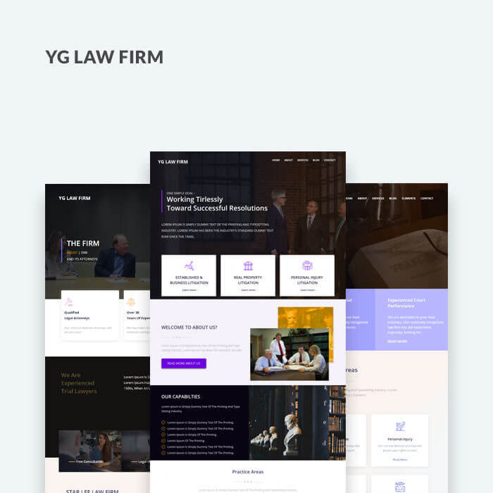 YG Law Firm Drupal Theme 