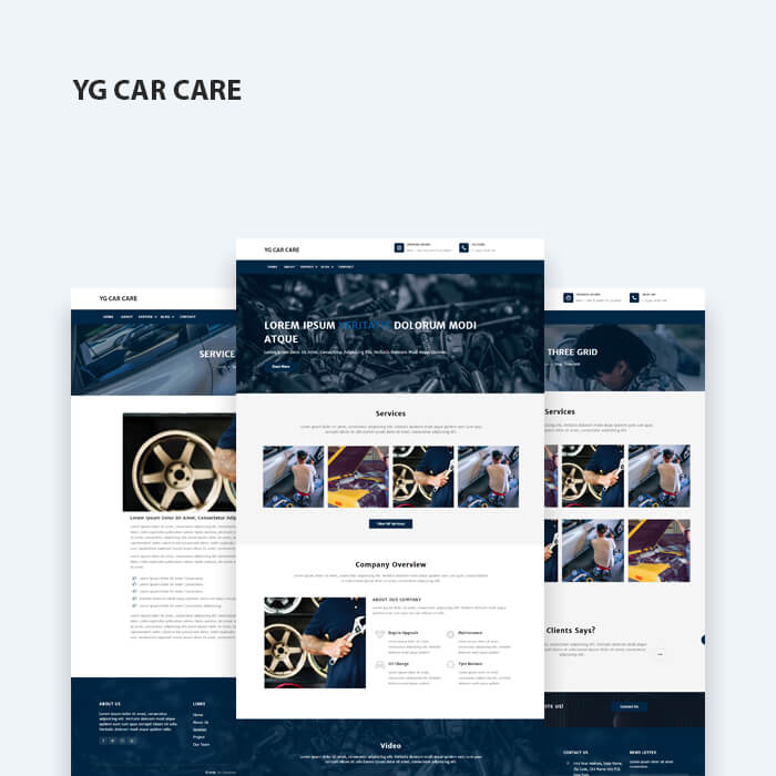 YG Car Care Drupal 8 Theme